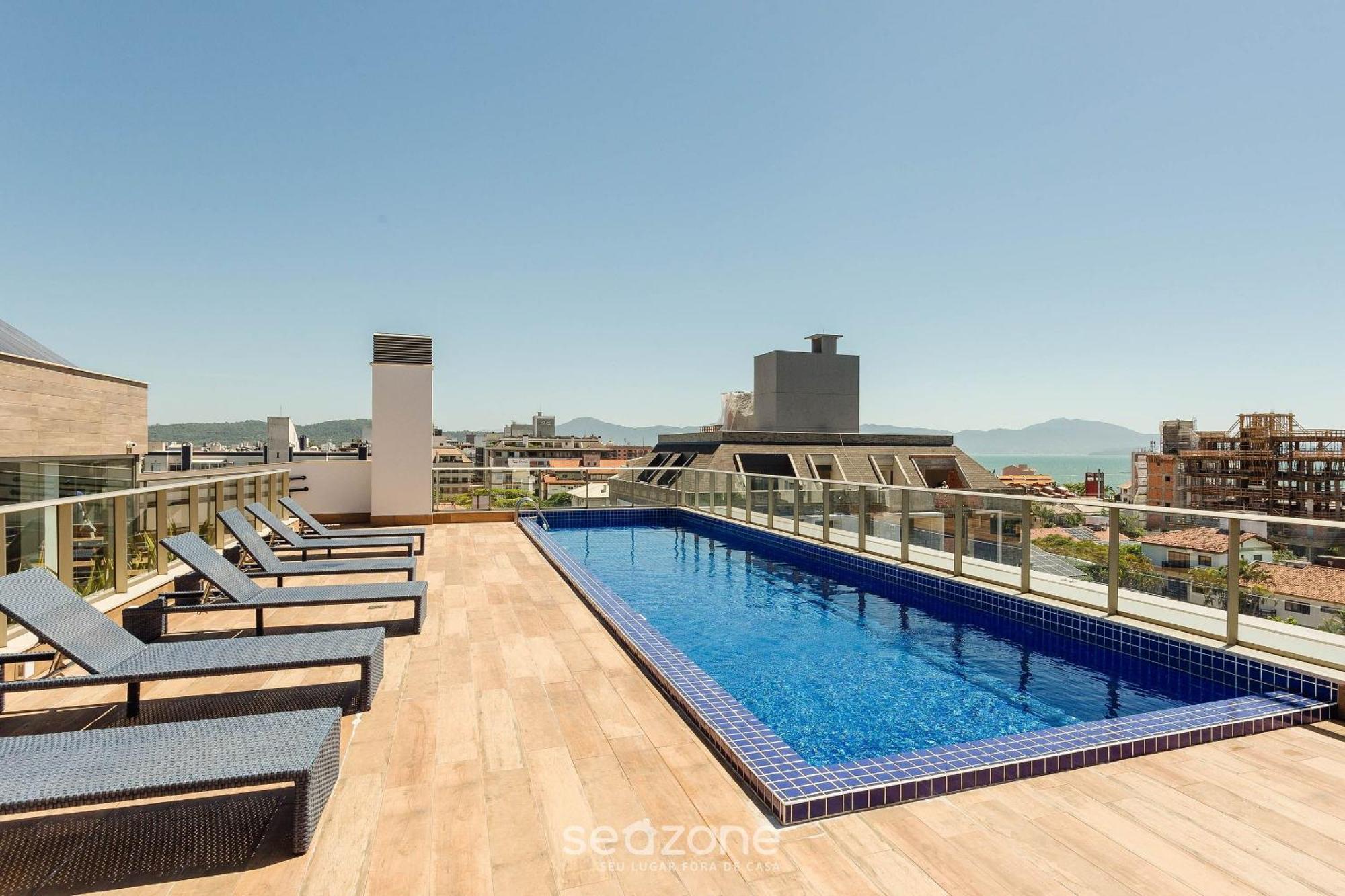 Lindo Studio moderno a 300m da praia Jurerê ELU106 Florianópolis Exterior foto