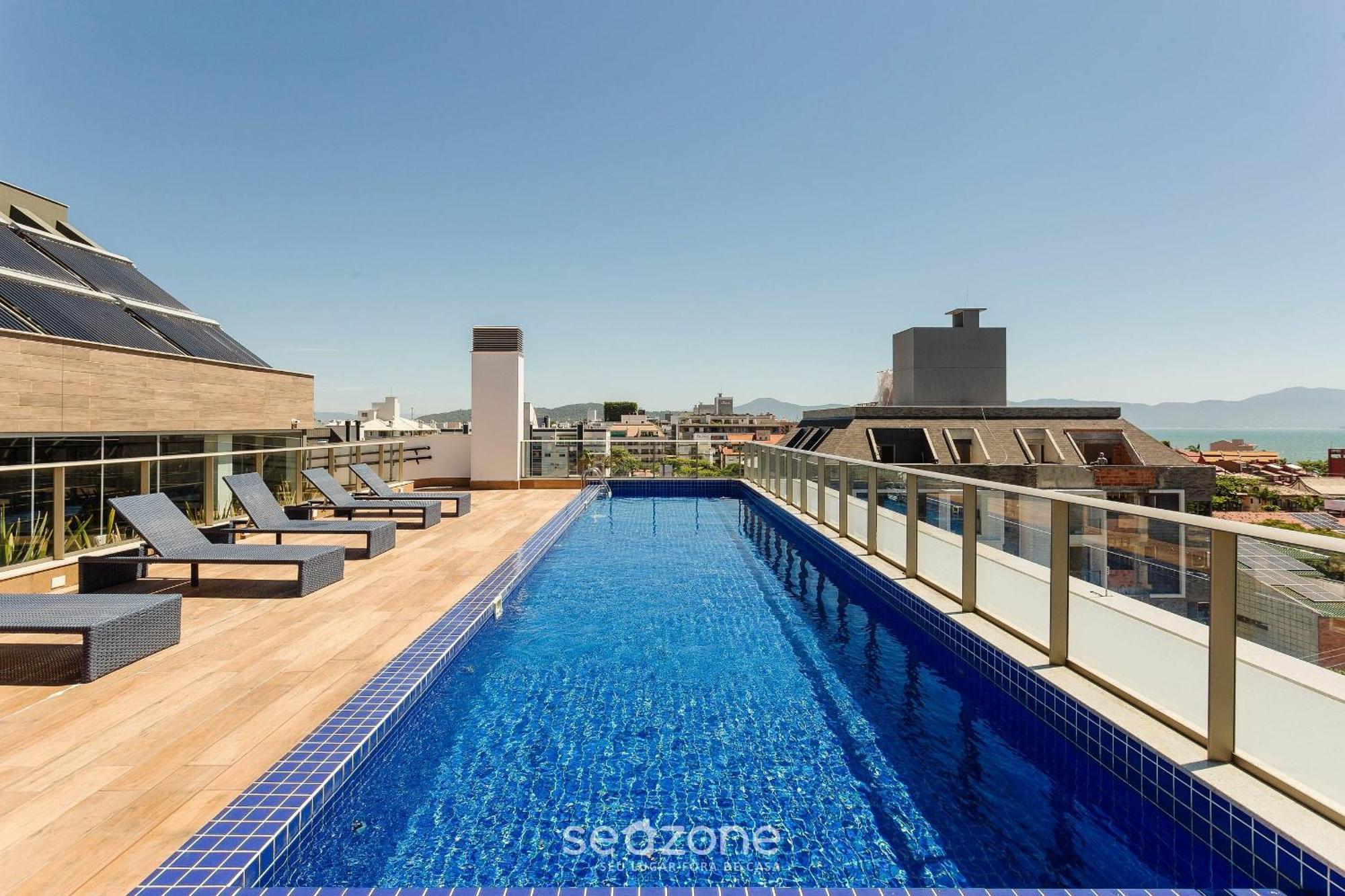 Lindo Studio moderno a 300m da praia Jurerê ELU106 Florianópolis Exterior foto